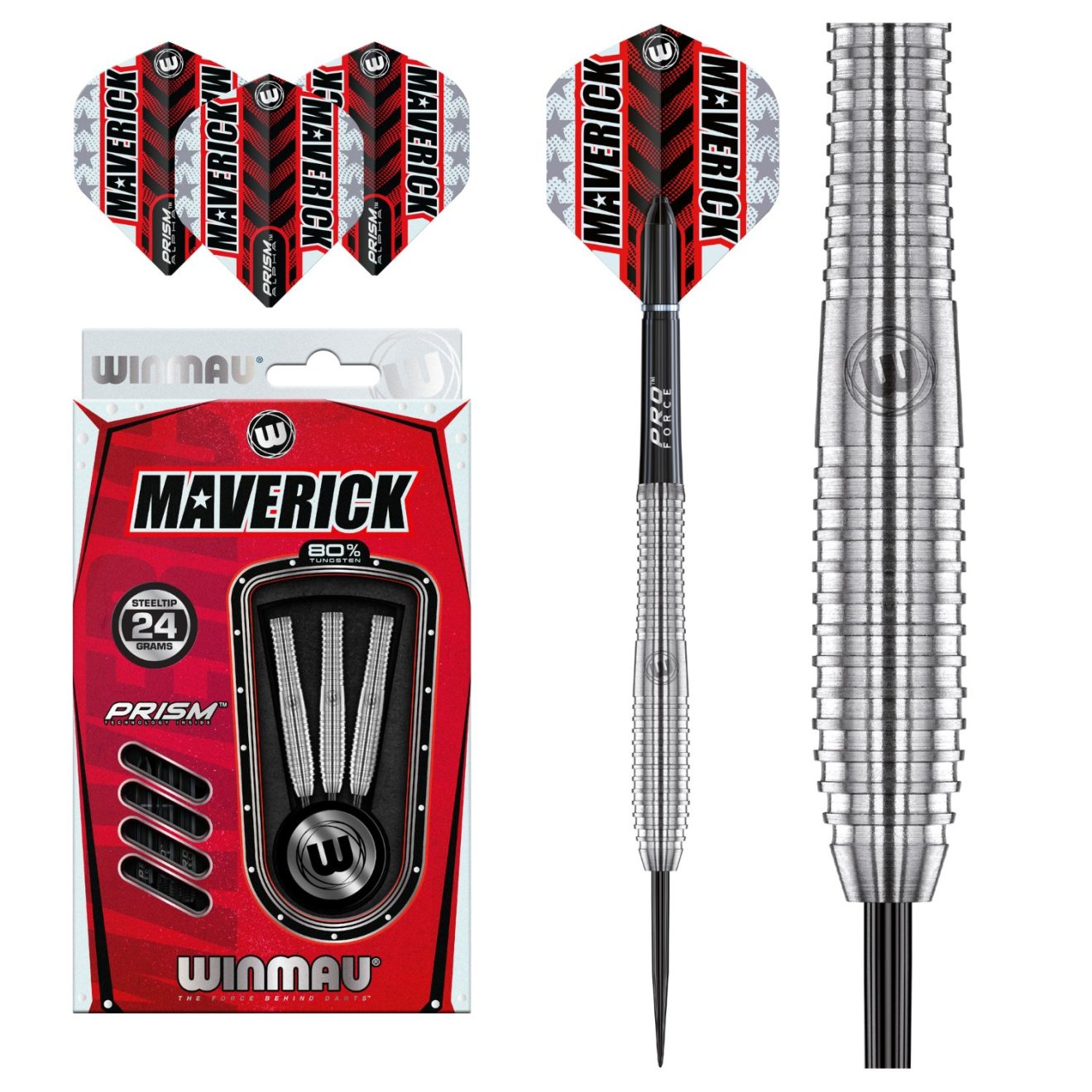 Winmau Šípky Steel Maverick - 24g 